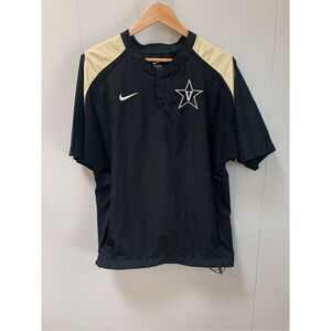 Nike Vanderbilt Baseball Warm Up Jacket Black Men's Medium